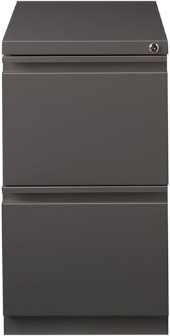 Pemberly Row 25 "2-drawer حرف المعدن عرض خزانة الملفات العمودية باللون الرمادي in Kuwait