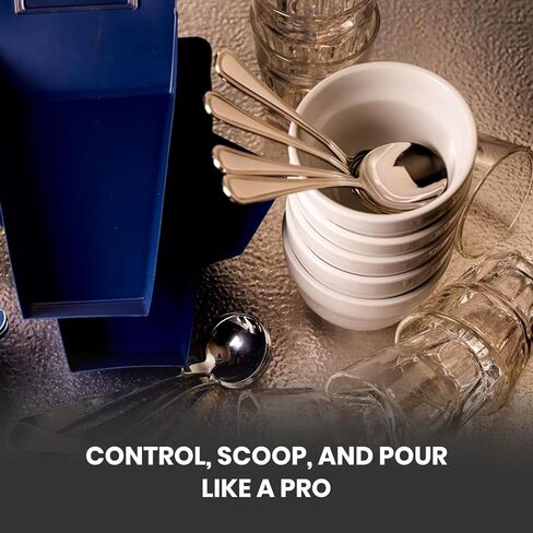 ملعقة إسفنجية نهائية مقاس 8.3 بوصة من راتلوير - مصنوعة من الفولاذ المقاوم للصدأ شديد التحمل، تصميم معتمد من باريستا للتحكم المثالي في رغوة اللاتيه والمغرفة in Kuwait