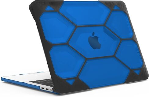 IBENZER Heavy Duty Case for 2020 2019 2018 2017 2016 MacBook Pro 13-Inch Case A2289 A2251 A2159 A1989 A1706 A1708, Protective Cover for Mac Pro 13, Black, HT13CYBK in Saudi Arabia