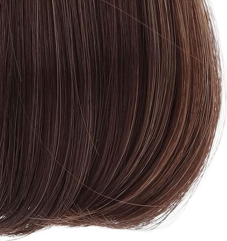 شعر مستعار Semme Doll للدمى 16 بوصة ، شعر مستعار دمية BJD ، ألياف كتف مستقيمة على التوالي ، قطع سهلة ، لثلاثية BJD (بني داكن) in Saudi Arabia