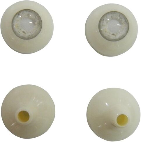 Pair of Realistic Acrylic Full Round Life Size Eyes for Halloween Props, Masks, Dolls or Bears 26 mm (Blind) in Saudi Arabia