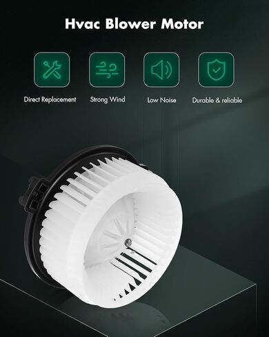 محركات منفاخ سخان التيار المتردد SCITOO ABS مع مروحة منفاخ HVAC مناسبة لـ 2001-2005 لـ Acura EL /2001-2005 لـ Honda Civic /2002-2006 لـ Honda CR-V /2003-2011 لـ Honda Element Front in Saudi Arabia