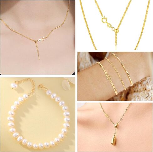 قلادة مطلية الذهب 14K Clasps 5mm S925 Sterling Silver Spring Ring Clasp with 4mm Rings Rings Clasps Clasps Clasps for Necklace and Bracelets استبدال المجوهرات DIY Clasp in Kuwait