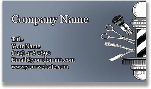 Personalized Business Cards - 3.5" x 2" - Thick Sturdy Cards - Made in the U.S.A. - Great for Salons, Hairdressers, Barbers, Spas, Cosmetology, Nails, Hair Cutting, and More! (Beauty Parlor) in Kuwait