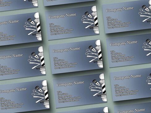Personalized Business Cards - 3.5" x 2" - Thick Sturdy Cards - Made in the U.S.A. - Great for Salons, Hairdressers, Barbers, Spas, Cosmetology, Nails, Hair Cutting, and More! (Beauty Parlor) in Kuwait