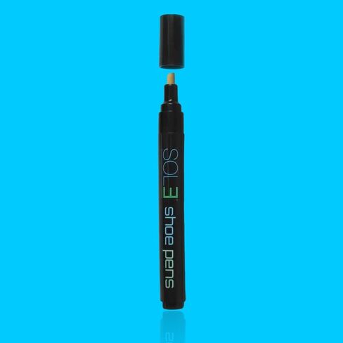 SOL3 Shoe Pens - Midsole Marker Sneaker Paint for Leather, Canvas, Suede & Knit Shoes (Black) in Kuwait