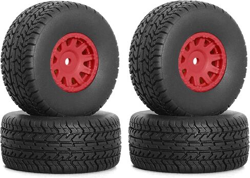 REDSPIDER • إطارات RC RC CURT TRACK TRACK وعجلات (4pcs) HEX 12 مم إطارات الفراغ المطاطية مسبقًا in Saudi Arabia