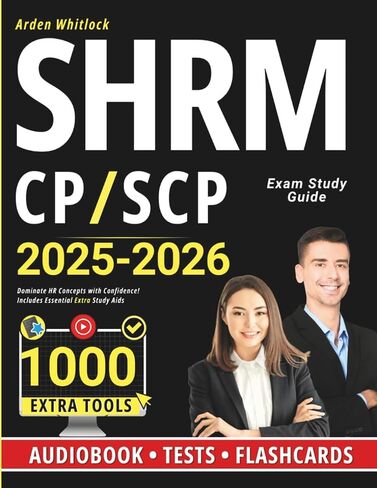 دليل دراسة SHRM CP/SCP PREP: سيطرة مفاهيم الموارد البشرية بثقة! يشمل أدوات مساعدة إضافية للدراسة in Saudi Arabia