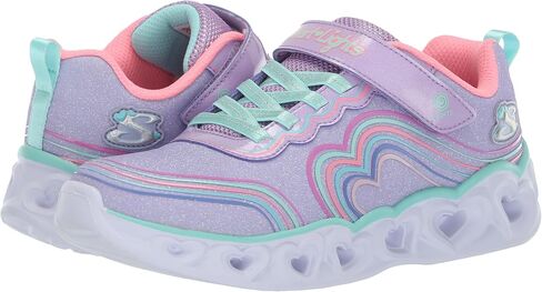 حذاء رياضي Skechers Kids Girls Heart Lights، لينك وردي/متعدد، 4 أطفال كبار in Saudi Arabia