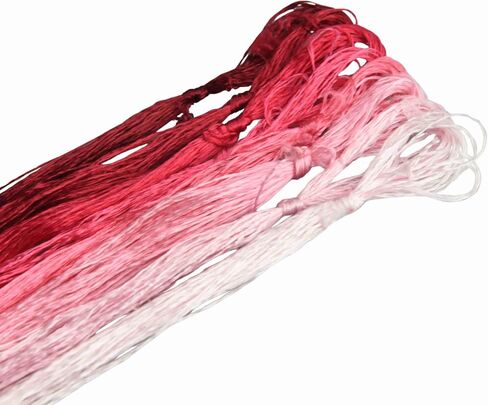Mulberry Silk Floss التطريز الخيط الخيط خيوط غرزة الصين الصين الحرير المنسوجة المجوهرات خيوط DIY خياطة (17) in Kuwait