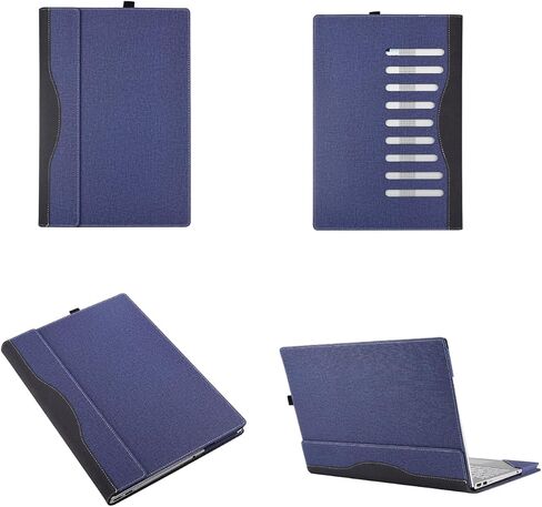 Laptop Cover for Lenovo Yoga Pro 9i (16″ Intel) Laptop All-Inclusive Drop-Proof Case 16inches PU Leather Inner Pocket Cover (Dark Grey) in Saudi Arabia