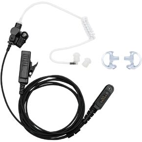 Earpiece Headset PTT MIC for Tait TP Series Walkie Talkie TP 9400 9000 3000 8000 with Covert Acoustic Tube