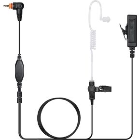 SL300 Earpiece for Motorola SL7550 SL7580 SL4000 SL3500e TLK 100 Walkie Talkie, 2 Way Radio Headset with Acoustic Tube and Mic PTT