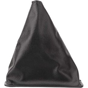 Qiilu Universal Shifter Boot Car Gear Shift Boot Cover PU Leather Gear Shift Knob Gaiter Boot Dustproof Cover Replacement for Corolla