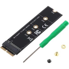 Willhom M.2 NVME SSD Convert Adapter Card for Upgrade MacBook Air (2013-2017)