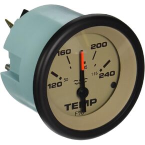Sierra International 59706P Sahara Scratch Resistant Water Temperature Gauge, 2"