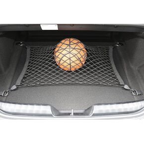 Floor Style Automotive Elastic Trunk Mesh Cargo Net for BMW Z4 (G29) Sport 2018-2024 - Premium Trunk Organizer and Storage - Luggage Net for Coupe - Best Car Organizer for BMW Z4 M Sport