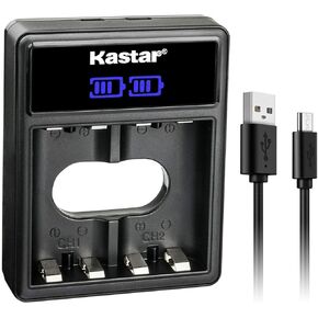 Kastar 2-Pack KAA2HR Battery and LCD Dual USB Charger Replacement for Kodak EasyShare DX6340, DX6440, DX6445, Z1275, Z1285, Z650, Z650 Zoom, Z663 Zoom, Z700, Z710, Z740, Z885, Z980, ZD710 Zoom Camera