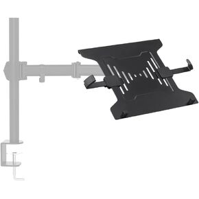Monoprice Laptop Holder Attachment for Desk Mounts - Ideal for Work, Home, Office Laptops, Black - Workstream Collection