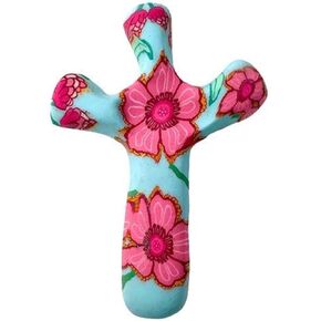 Calypso Studios by First & Main 5.5" Pink Garden Comforting Clay Cross