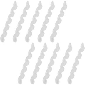X AUTOHAUX 10 Pcs Clear Rubber Bicycle Shifter Brake Cable Housing Protector Bicycle Brake Line Pipe Guard
