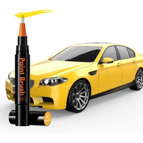 Touch Up Paint for Cars, Quick And Easy Car Paint Scratch Repair Yellow, Car Scratch Remover for Deep Scratches, Automotive Touch Up Paint Brush Pen for Erase Vehicles Scratches
