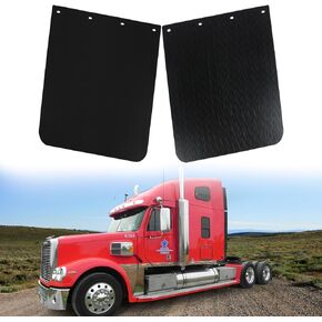 Mud Flaps for Semi Trucks 24 ''X30'' Heavy-Duty Trailer Truck Mud Flap Polymer Semi Mud Flaps for Freightliner Kenworth Peterbilt International Mud Guards Splash Flaps