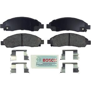 BOSCH BE1039H Blue Ceramic Disc Brake Pad Set With Hardware - Compatible With Select Chevrolet Colorado; GMC Canyon; Isuzu i-280, i-290, i-350, i-370; FRONT