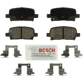 BOSCH BE865H Blue Ceramic Disc Brake Pad Set With Hardware - Compatible With Select Acura MDX; Honda Odyssey, Pilot; REAR