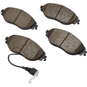 Power Stop Z23-1633 Front Z23 Evolution Sport Carbon Fiber Infused Ceramic Brake Pads with Hardware