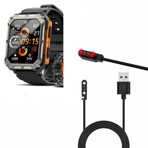 USB Cable for Rgthuhu meoonley C20 pro SmartWatch, Magnetic Replacement Charger Compatible for C20 pro C20 C21 Smart Watches