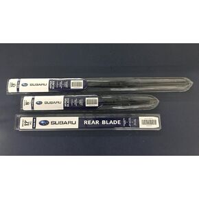 Subaru 2013-2017 Crosstrek Front & Rear Windshield Wiper Blade Set Genuine OEM
