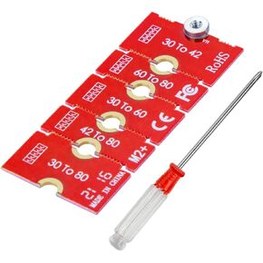 JOYJOM Nvme NGFF M.2 2230 to 2242 Adapter, 2230 to 2280 Adapter, 2230 to 2260 Extender, Support 2240 to 2280, 2260 to 2280 M2 Adapter