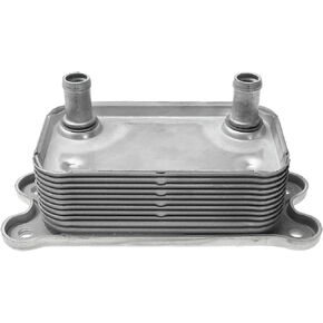 A-Premium Engine Oil Cooler Compatible with Volvo C70 2006-2013 C30 2007-2013 S40 2004-2011 V50 2005-2011 L4 1.9L 2.0L L5 2.4L 2.5L