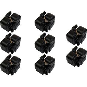 ENA Set of 8 Ignition Coil Pack Compatible with Mercedes-Benz E320 E430 E500 CL500 C280 C320 CLK430 CLK500 C43 ML320 ML350 ML430 ML500 S430 S500 AMG Replacement for UF359 C1361 0001587803 0001587303