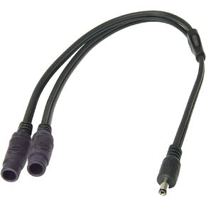 TECMATE Optimate Cable O-05, Y-Splitter, SAE in to 2 x Fused SAE Out