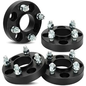 ILONPA 4x100 & 4x101.6mm ATV Hubcentric Wheel Spacers fits Golf EZ GO EZGO Club Car, 2 inch (50.8mm) Thick 1/2" x20 Studs with 62mm Bore Wheel Adapters, Set of 4