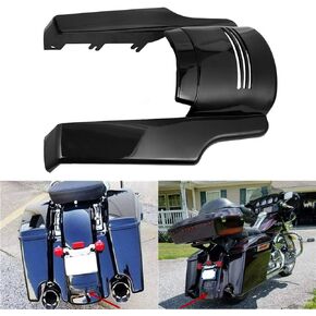 Vivid Black 5" Motorcycle Rear Fender Extension Stretched Filler For Harley Touring Street Gilde Road Gilde 2014-2021