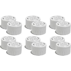 Nispira Replacement Air Filter Cartridge Compatible with TurbClean CPAP Mask Cleaner Sanitizing Machine. Fits WQ30 / WQ60 / GSTxpro, 12 Packs