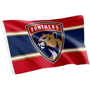 Florida Panthers Flag NHL 100% Polyester Indoor Outdoor 3x5 feet National Hockey League Team Flags (Flag A)