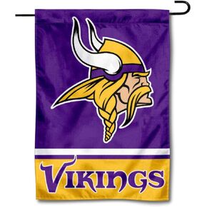 Minnesota Vikings Double Sided Garden Flag