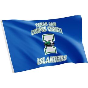 Desert Cactus Texas A&M University Corpus Christi Flag TAMUCC Islanders Flags Banners 100% Polyester Indoor Outdoor 3x5 (Style 1)