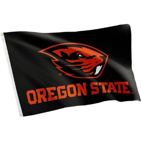 Oregon State University Flag OSU Beavers Flags Banners 100% Polyester Indoor Outdoor 3x5 (Style 3)