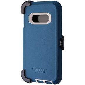 OtterBox Galaxy S10e Defender Series Case - BLACK, rugged & durable, with port protection, includes holster clip kickstand