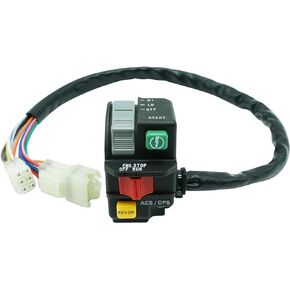 M MATI Left Handlebar Start Stop Headlight Switch for Can Am Outlander 650 850 1000 Renegade 570 850 1000 Except Standard Edition 710005070
