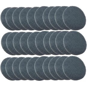 30PCS 3 inch Scrubber Pads Headlight Restoration Kit VÉZAAR Scouring Pad Hook and Loop Car Hub Cleaning Auto Painting Polishing Sanding Discs 600 to 800 Grit