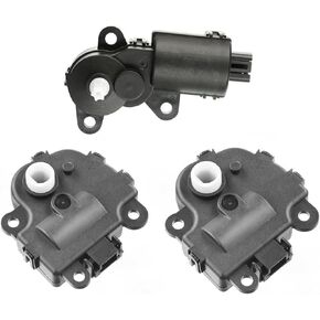 3 HVAC Heater Blend Door Actuator Kit for 2004-2008 Chevrolet Malibu; 2004-2013 Chevrolet Impala; 2005-2009 Buick LaCrosse Allure Cadillac XLR Air Inlet +Mode+Temperature Actuator