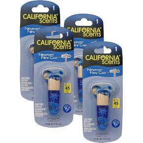 California Scents Scented Necklace, The Perfect Lei for Your Car - Hanging Flower Air Freshener (Combo 2, Tropical Colada + Coronado Cherry)