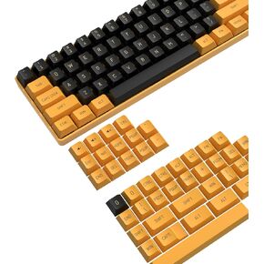 120 Key PBT Pudding Keycap Set ASA Profile with Transluscent PC Layer Dye-Sub Jungle Theme for 61/68/84/98/100/104Key TKL Cherry MX Gateron Kailh Cross Type Switch ANSI Mechanical Keyboard DIY(Green)