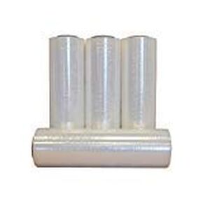 zoomvalue 80 Gauge Pallet Wrap Stretch Film Shrink Hand Wrap, 18" x 1500' (Pack of 4)